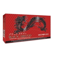 Black Latex Gloves x100 Small