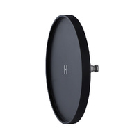 Hismith 4.5in Black Extra-Large Suction Cup Adapter for KlicLok System