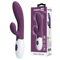 Party Up BEN Classic Vibe - Purple Purple 20 cm Rabbit Vibrator