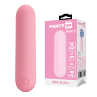 Party Up HENRY Mini Bullet - Pink Pink 8 cm USB Rechargeable Bullet