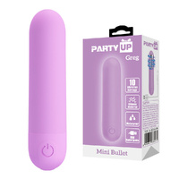 Party Up GREG Mini Bullet - Purple Purple 8 cm USB Rechargeable Bullet