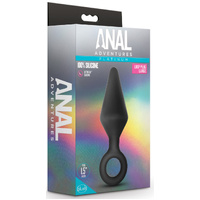 8" Large Platinum Loop Butt Plug