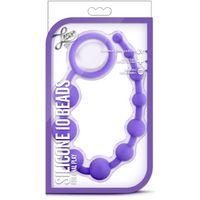 Silicone 10 Ribbed Anal Beads