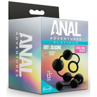 15" Large Silicone Anal Beads