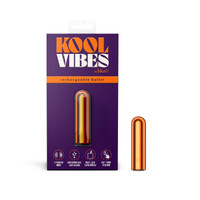 Kool Vibes Rechargeable Mini Bullet Tangerine  6.4cm Usb Rechargeable Bullet