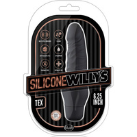 6" Vibrating Silicone Cock