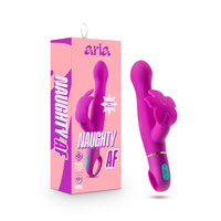 Aria Naughty Af Plum 18.4cm Butterfly Vibrator