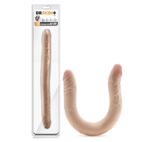 Dr. Skin Plus 16.5" Posable Double Dong Flesh 42cm Double Dong