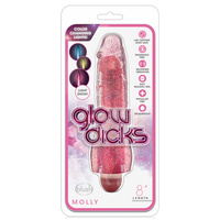 8'' Light-Up Jelly Vibrator