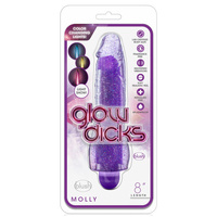 8'' Light-Up Jelly Vibrator
