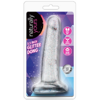 5.5" Glitter Natural Cock
