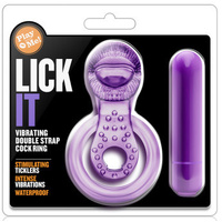 Lick It Vibrating Cock Ring