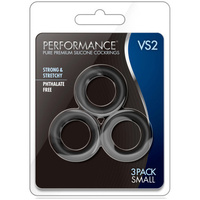 Vs2 Small Silicone Cock Rings X3