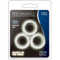 Vs2 Small Silicone Cock Rings X3