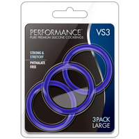VS3 Large Silicone Cock Rings x3