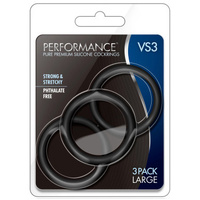Vs3 Large Silicone Cock Rings X3