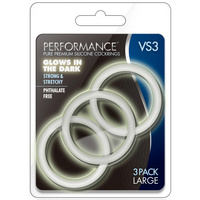 VS3 Large Silicone Cock Rings x3