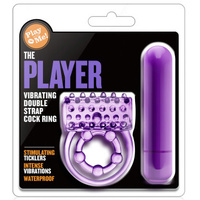 Player Vibrating Cock & Balls Ring