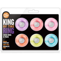 King Of The Ring Cock Rings X6