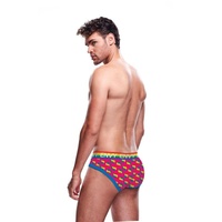 Rainbow Hearts Brief M/L