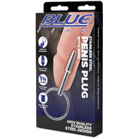 Stainless Steel Penis Plug + Ring