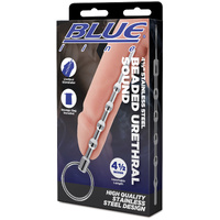 4.5" Stainless Steel Beaded Urethral Sound