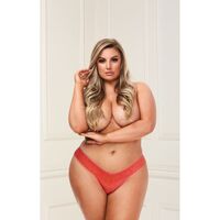 Low Rise Lace Thong XL