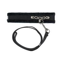 Punishment Crystal Detail Collar And 37" Leash