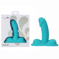 Maia OAKLEY - Blue Blue USB Rechargeable Grinder Pad with 14 cm Vibrator