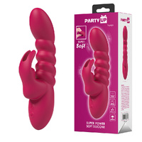 Party Up BRYNLYN - Pink Pink 18.2 cm USB Rechargeable Rabbit Vibrator