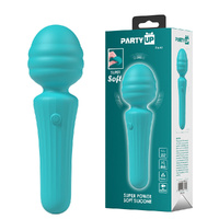 Party Up DUUNA - Teal Teal 16.9 cm USB Rechargeable Massage Wand