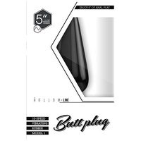 Bottom Line 5" Vibrating Butt Plug Rubber