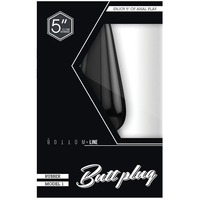 Bottom Line 5" Butt Plug Model 1 Rubber