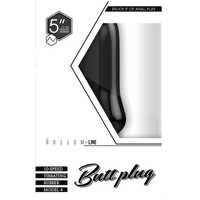 Bottom Line 5" Vibrating Butt Plug Model 4 Rubber