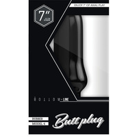 Bottom Line 7" Butt Plug Model 4 Rubber