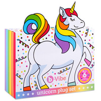 Rainbow Vibrating Tail Plug