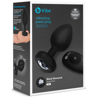 Large Vibrating Jewel Butt Plug