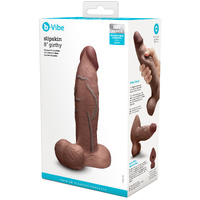 8" Slipskin Thick Silicone Cock