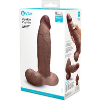 9" Slipskin Thick Silicone Cock