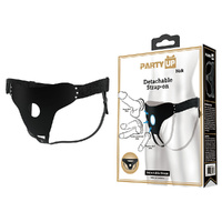 Party Up NICK Strap-On Harness Black Adjustable Strap-On Harness (No Probe Included)
