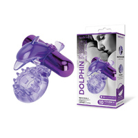 Bodywand Rechargeable Dolphin Ring With Clit Ticklers  Usb Rechargeable Vibrating Cock Ring