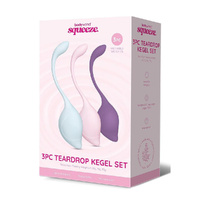 Bodywand Squeeze 3Pc Teardrop Kegel Set Weighted Kegel Set 3 Piece Kit