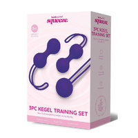 Bodywand Squeeze 3Pc Kegel Training Set  Weighted Kegel Ball Set 3 Piece Kit