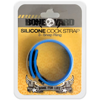 Silicone 3 Snap Cock Ring