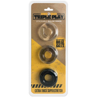 Triple Play Cock Rings X3