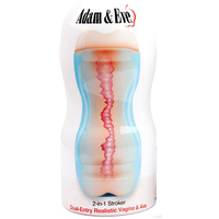 2 In 1 Stroker Flesh Vagina & Ass Dual Ended Stroker