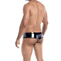 CUT FOR MEN HIGH CUT CHEEKY BRIEF BLACK MEDIUM