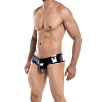 CUT FOR MEN HIGH CUT CHEEKY BRIEF BLACK SMALL