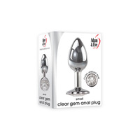Gem Anal Plug Small Metallic 7.1cm Small Butt Plug With  Gem Base