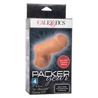 4"/10.25cm Ultra Soft Silicone Stp Packer Tan